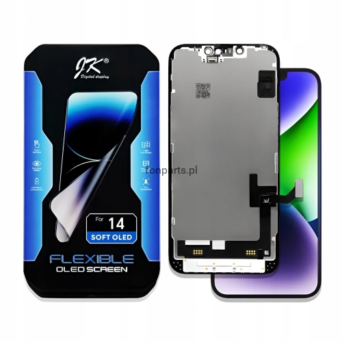 WYŚWIETLACZ EKRAN LCD DOTYK SZYBKA DO iPhone 14 SOFT OLED ŁATWY MONTAŻ-87f6698ba23eb22e6de89f90ecefaf86