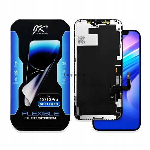 WYŚWIETLACZ EKRAN DOTYK SZYBKA DO iPhone 12/12 PRO SOFT OLED ŁATWY MONTAŻ-c5188c4a274dc918ee87a362e134a52b