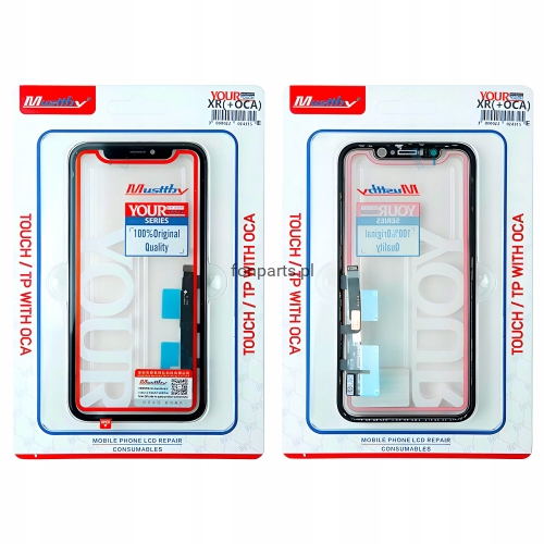 Szyba +dotyk +OCA-bez kontrolera BEZ IC do Iphone XR MUSTTBY YOUR SERIES-e1b2d3f5598857295ebe0b5cd36caaaf