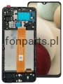 Wyświetlacz LCD OEM SAMSUNG GALAXY A12 NACHO Łatwy Montaż RAMKA ORYGINALNY-a7a473961c5753dc8adcc6c3771618c2