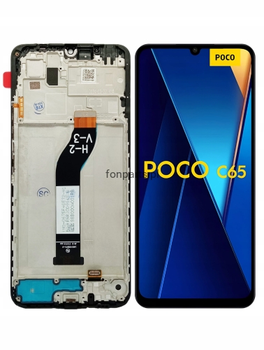 Wyświetlacz OEM XIAOMI POCO C65 Łatwy Montaż SERVICE PACK RAMKA ORYGINAŁ-bdefb37861da2e9fce6710e22177ffdc