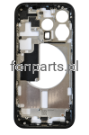 Korpus iPhone 15 PRO Ramka Obudowa czarna demontaż